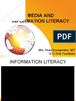 Editorialize The Value of Media and Informtion Literacy