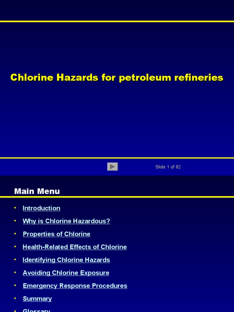 Chlorine Hazard Awareness PDF Chlorine Personal Protective Equipment