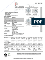 65° Tripleband Directional Antenna: General Specifications