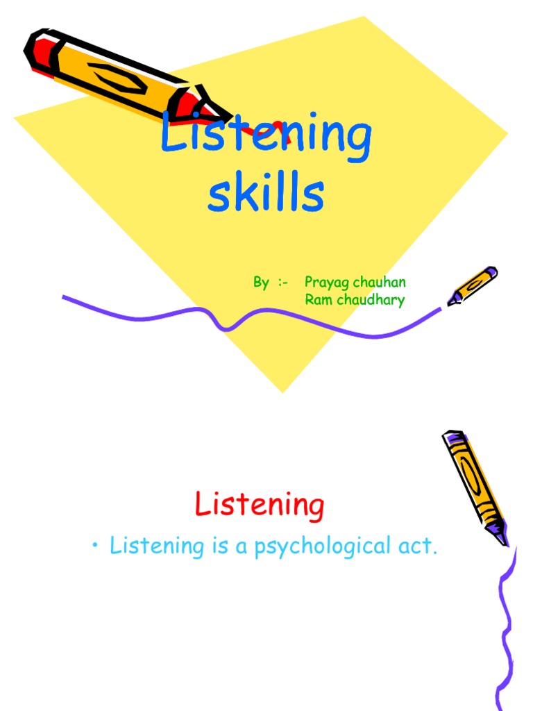 presentation on listening skills