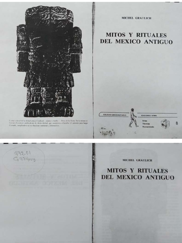 Mitos y Rituales Del México Antiguo. Parte 1. | PDF