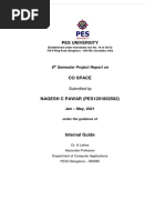 Pes University: 6 Semester Project Report On