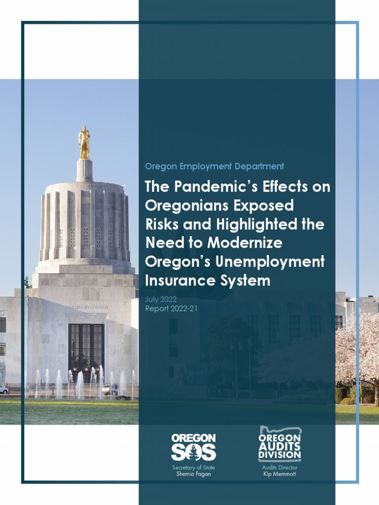 Oregon UI System Audit Report | PDF | Unemployment Benefits | Employment