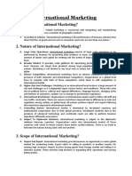 What Is International Marketing?