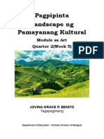 Passed - 834-13-21MELCS - Benguet - Pagpipinta - Landscape NG Pamayanang Kultural