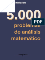 5000 Problemas de Analisis Matematico (Demidovich, Boris Pavlovich)