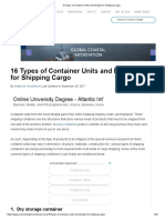 16 Types of Shipping Container Units