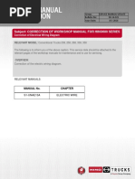 SB-16-021 Connector Electrical Diagram Workshop Manual Correction