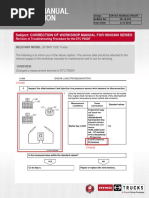 SB-16-031 DTC P20DF Workshop Manual Correction