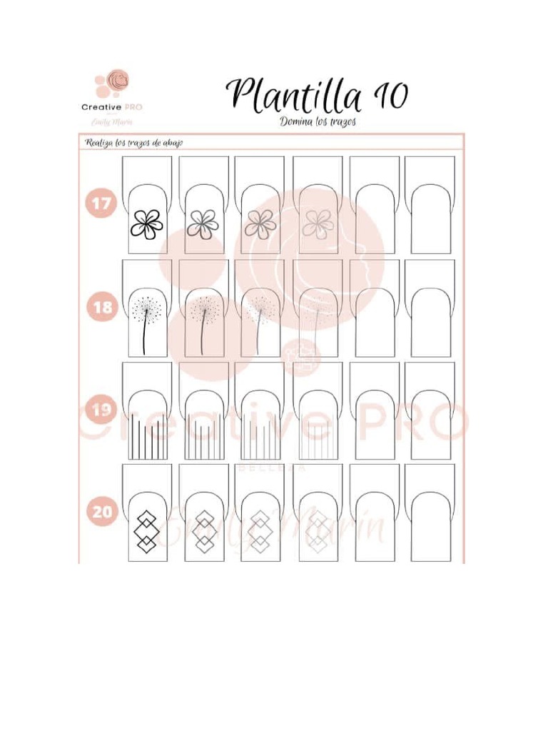 Plantillas Uñas | PDF