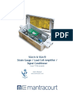 SGA/A - SGA/D Straing Gauge / Load Cell Amplifier / Signal Conditioner