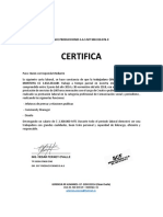 Certificacion Laboral Eliana Zorro