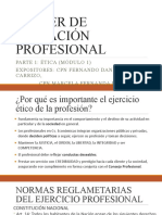 Taller de Iniciación Profesional - Parte 1 - Ética