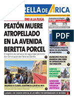 Conductor Se Dio A La Fuga: Peatón Muere Atropellado en La Avenida Beretta Porcel