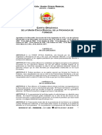 Carta Orgánica UCR Formosa