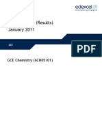 Edexcel Gce Jan 2011 Chemistry Unit 5 MS