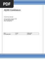 AJAX Guidance