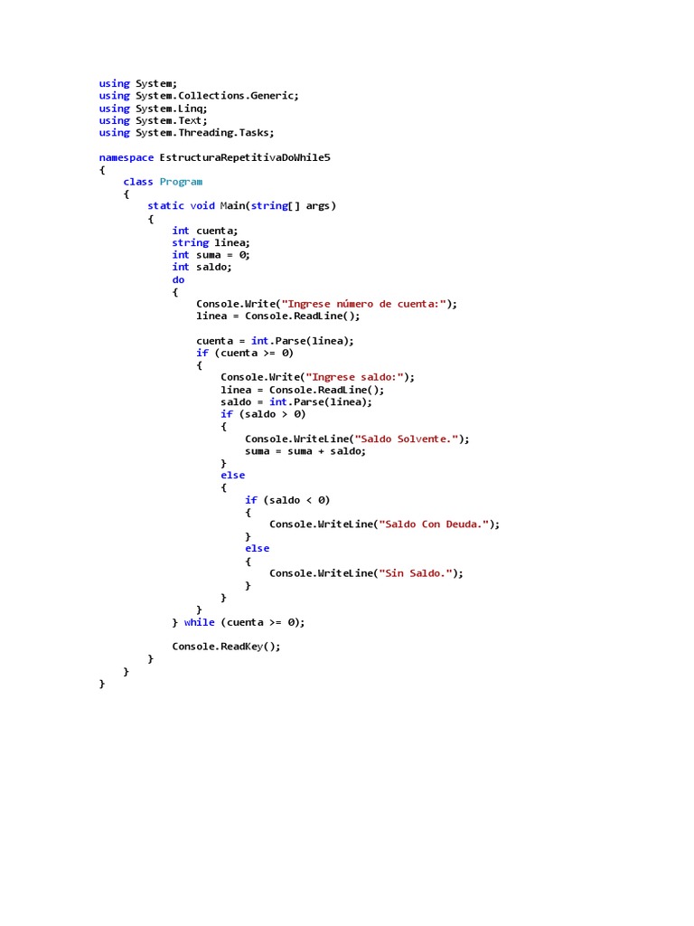 Using Using Using Using Using Namespace Class Static Void String Int ...