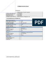 CV Enfermero con experiencia clínica y prehospitalaria