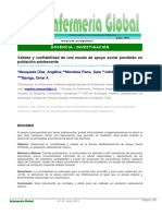 Validez y Confiabilidad de Una Escala de Apoyo Social Percibido en Población Adolescente