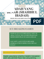 Ibadah Yang Benar (Shahihul Ibadah)