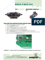 Yamaha X-Max 250: Dashboard Photo: Required Cable (S)