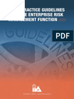 Good Practice Guidelines For The Enterprise Risk Management Function