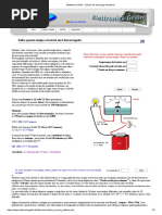 Elettronica Grillo - Cálculo de Descarga de Bateria