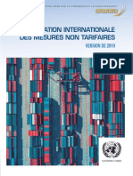 Classification Des Mesures Non Tarifaires