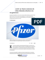 Analisis de Contratos de Pfizer Con Los Gobiernos