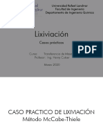 Caso práctico Lixiviación