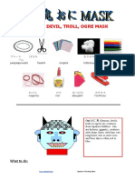 Demon, Devil, Troll, Ogre Mask: What You Will Need