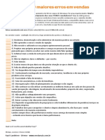 Atividade 20 Maiores Erros PDF