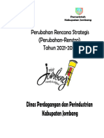Renstra Disperindag Kab - Jombang 2021-2023