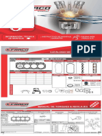 Catálogo de producto para motor Isuzu 4JB1