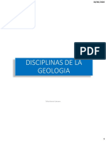 CLASE 2 DISCIPLINA DE LA GEOLOGIA Geografia