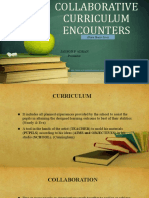 Collaborative Curriculum Encounters