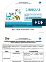 Ciencias III Ciclo 2022