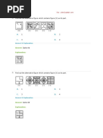 Pattern Completion Non Verbal Reasoning Questions and Answers | PDF