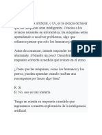 Introducción a la inteligencia artificial: aprendizaje, máquinas y el futuro