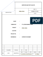 Document No: Rev: A Number of Page: 1 OF 4: Inspection and Test Plan (Itp)