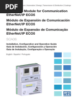 WEG Sca06 Eco5 Modulo de Expansao de Comunicacao 10003320700 Guia de Instalacao Portugues BR