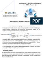 Tema Ii Equipo Terminal de Datos (Dte)