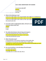 Module 8 Basic Aerodinamics Test Answers