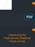 Major Festivals and Theatrical Forms of Asia