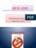 Grade 8-Love: Infomercial Health 8 March 22, 2017