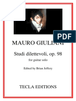 Mauro Giuliani: Studi Dilettevoli, Op. 98