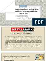 Estrategia de Distribución Y Su Incidencia en El Nivel de Ventas en La Empresa Steelmark S.A., AREQUIPA, 2020