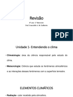 Revisão de Conteúdos - 8° Ano