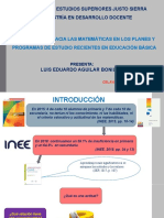 Actitudes hacia las matemáticas en planes de estudio recientes